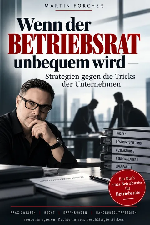 Buchcover „Wenn der Betriebsrat unbequem wird“ von Martin Forcher